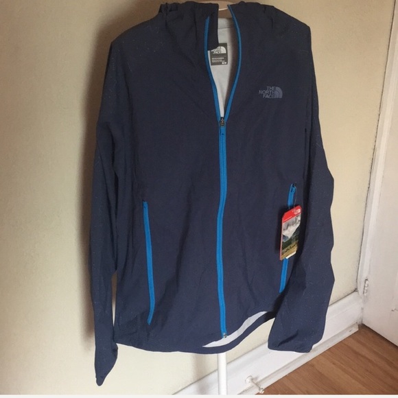 North Face Stormy Trail Jacket - Shady Blue - Med - Picture 6 of 8